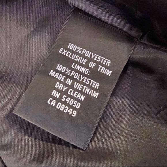 KASPER Houndstooth Blazer Size 8P Women's Black White Suit Coat Jacket Ladies - Picture 9 of 16